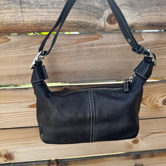 Coach Black Leather Legacy Demi Hobo Shoulder Bag with hang tag 9564 - Picture 3 of 6